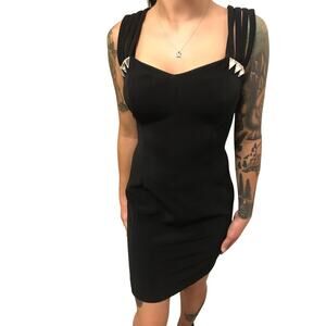 Joseph Ribkoff Black Bodycon Dress Size 8